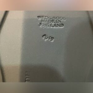 Wedgewood England green Jasperware trinket holder